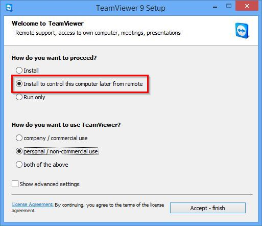 TeamViewer支援 – 關於授權和技術問題的說明