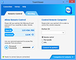Main window of TeamViewer remote control 8