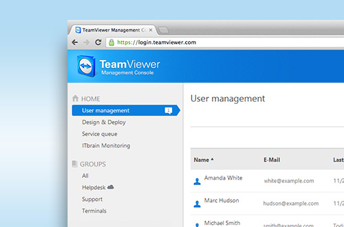 TeamViewer Management Console 이미지