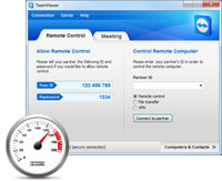 TeamViewer 7 with performance symbol