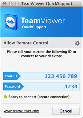 TeamViewer QuickSupport for Mac OS X 15.40.8 full