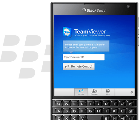 TeamViewer cho Điều khiển từ xa trên BlackBerry