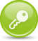 zielona ikona klucza