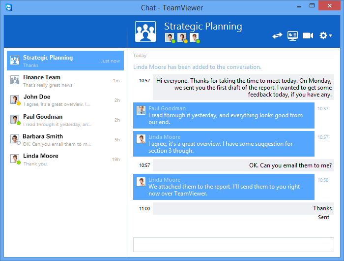 teamviewer chat support